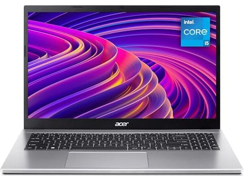 Acer Aspire 3 A315-59 Laptop - Intel Core i5-1235U, 8GB, 512GB SSD, Integrated Graphics, 15.6 Inch Full HD, Windows 11, Silver