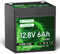 HYSINCERE 12V 6Ah LiFePO4 Batterie, 10A BMS, 4000+Zyklen Deep Cycle Lithium Akku, MAX 128W Leistung, Perfekter Ersatz für Blei-Säure Batterien Beleuchtungsversorgung, Solaranlage, Fischfinder