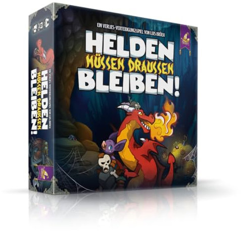 Mirakulus Helden müssen draußen bleiben | Kooperative Brettspiele & Familienspiele für Kinder & Erwachsene | Lustige Gesellschaftsspiele mit Strategie & Fantasy für 1–4 Spieler ab 12 Jahren | Deutsch