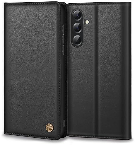 Thorhülle Handyhülle für Samsung Galaxy A56 5G Hülle, Premium Lederhülle Schutzhülle Tasche für Samsung A56 5G Hülle Wallet Kartenfach Standfunktion Flip Case für Galaxy A56 Klappbar, Schwarz
