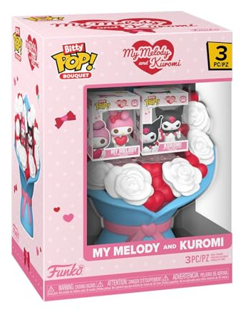 Funko Bitty POP! Bouquet: Hello Kitty - Sanrio Valentines | Offizieller Fanartikel und Merch - Spielzeug zum Sammeln - Geschenkidee zum Geburtstag für Fans und Sammler