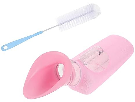 VANZACK Tragbares Urinal für Erwachsene, Rosa, Faltbar, PVC