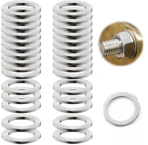 30 Stück Fitschenringe Edelstahl Set,Fitschenringe Zimmertüren Unterlegscheiben Zubehör,Unterlegscheiben Tür scharnier 10 * 16 * 1mm,Edelstahl Türscharnier Montageringe für Standard Zimmertür