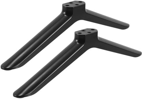 DIYEAH 2pcs Base Stand for 40 Inch TV Black Plastic TV Stand Replacement Flat Screen Holder for Living Room or Bedroom