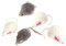 Toyvian 5 Pièces Souris Peluche pour Aléatoires Interactifs Amusants pour Comportement Naturel Couleur Aléatoire