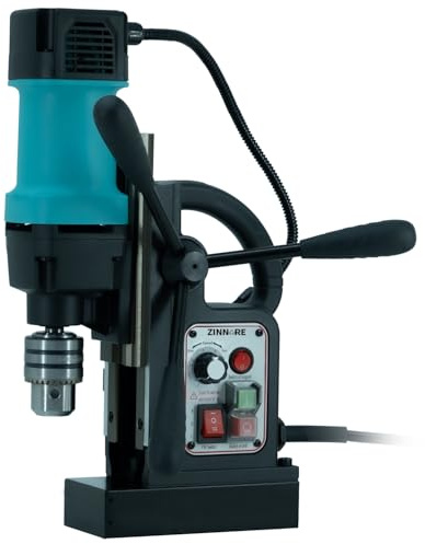 Zinnore Mag Drill Press, 1150W Magnetic Drill Press, 2360lbf /10500N Mag Force, Portable Electric magnet press machine for Metal Surface