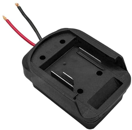 CashMuch DIY Battery Cable Connector Output Adapter for 18V/21V/24V BL1830 BL1840 BL1850 Lithium Battery, Black