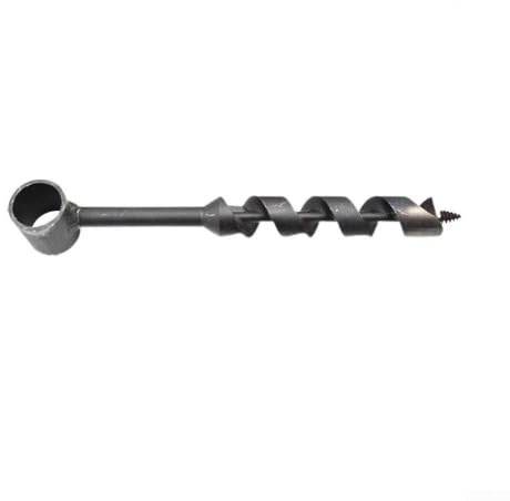 Hand Auger Wrench for Outdoor Survival For Bushcraft Wood Drilling with Self-Feeding Guide Screw and Hammer-Driven Nail Wrench Function (25mm)
