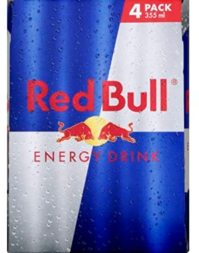 Red Bull Boisson Energisante à Base de Taurine, 4 x 355ml