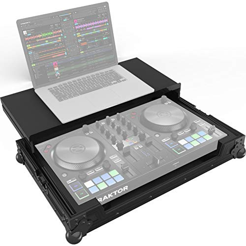 Zomo Flightcase S2 MK3 Plus NSE | Koffer passend für Native Instruments Traktor Kontrol S2 DJ Controller - Mit Laptopablage