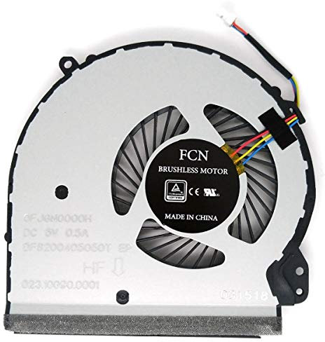 Bucom 926724-001 Ventilateur CPU 12V Processeur pour ordinateur portable HP 17-X 17-Y 17-E 17-BS