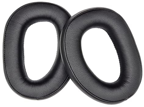 Ersatz-ohrpolster Kompatibel mit den Sennheiser GSP 300 GSP 301 GSP 302 GSP 303 GSP 350 und GSP 370 Kopfhörer (schwarzes PU). PU-Leder | Weicher, hochdichter Schaumstoff | Einfache Installation