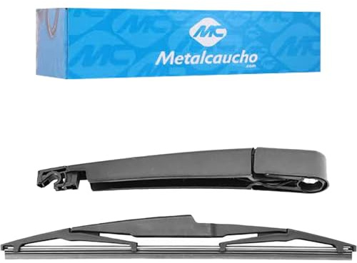 Metalcaucho Limpiaparabrisas trasero 68337 posterior Escobilla con cuchilla flexible incorporada 290mm Compatible con KIA Sportage QL, QLE CARENS IV