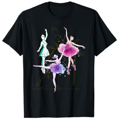 En Pointe Dancer Girls Women Ballerina Dance Ballet T-Shirt