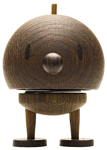 Hoptimist Bumble, Wooden Decoration, Bobble Figure Made of Wood, Decorative Scandinavian, Decorative Living Room, Desk Decoration, Office Gadgets, Great Small Gifts, 7.5 x 8.5 x 10.7 cm, Medium,