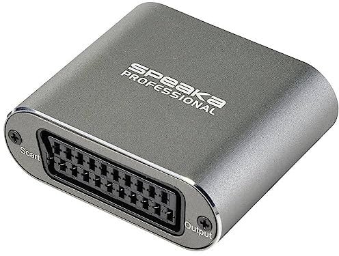 Speaka Professional TV, Monitor Konverter SP-HSC-200 [HDMI - SCART] 3840 x 2160 Pixel