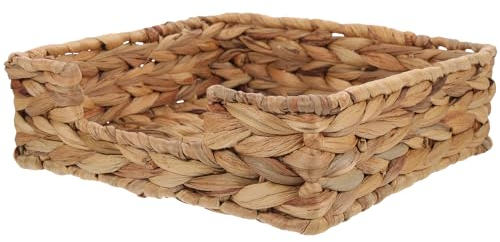 Cabilock Serviettenhalter : Bauerngeflecht Serviettenkörbe Rattan Gästetuch Serviettenablage Für Cocktails Papierservietten Arbeitsplatte Küche Badezimmer 22 X 22