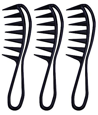 WXNPA 3 Pcs Peigne a Dent Large,Peigne de Requin, Peigne de Cheveux, Peigne à Cheveux, Peigne Fourchette, Peignes à Cheveux pour Différents Types de Cheveux