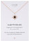LUUK LIFESTYLE Stainless steel necklace with Compass I Polar star pendant and HAPPINESS card, women’s jewellery, gift idea, rose