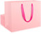 EUSOAR Geschenktüten Rosa - 20 Stück Mittel Papiertüten mit Henkel -Geschenktasche M 27x8x21cm - 250gsm Kraftpapier Geschenk Tüte Rosa für Müttertag Hochzeit Geburtstag Mädchen - Pink Paper Gift Bags
