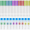 Swpeet 30Pcs 5 Farben Nähmaschinennadeln Universal Regular Point Maschinennadeln, Universal Standard Nadeln Nähmaschinennadeln Perfekt für Stickerei, Stoffreparatur, DIY und Kunsthandwerk