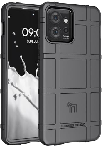 Nakedcellphone Schutzhülle für Motorola ThinkPhone (2023), Special Ops Tactical Armor Rugged Shield Schutzhülle [Anti-Fingerabdruck, Matte Griffstruktur] - Schwarz