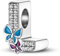 Symretie Damen 925 Sterling Silber Charm Anhänger Buchstaben L Beads Charms Kompatibel mit Europäischen Armbänder und Halskette