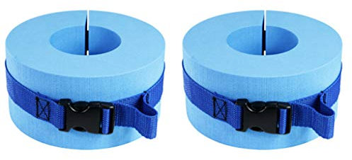 TONXX Flotador de Espuma para natación EVA, Manguito acuático, Flotador de aeróbic acuático, Equipo Deportivo de natación, Flotador para Brazos de Tobillo, 2 uds.