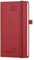 POPRUN Taschenkalender 2025 2026 Klein 16,5 x 9 cm (Aug.2025-Dez.2026) - Kalender 2025 2026 Klein mit PU-Leder - Terminplaner, Planer 1 Woche 2 Seite mit Stiftschlaufe - Burgunderrot