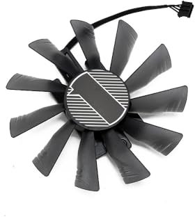 QKFTCSDW 95 mm 4PIN CF-121015S kompatibel mit GTX 1660 SUPER RTX2060 GPU-Lüfter kompatibel mit GTX1660 Ti RTX 2060 Video-Lüfter(Fan)