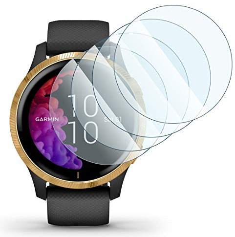 KARYLAX - [Pack x4 Protection d'écran en Verre Fléxible Dureté 9h, Film Protecteur pour Montre connectée Garmin Venu 2 Plus (43mm)