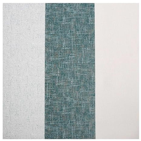 Super fresco Meadow Stripe Teal/Rose Gold Striped Wallpaper | Paste The Paper | Blue Stripe | Eco-Friendly
