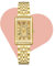 CIVO Gold Damenuhr Edelstahl Armbanduhr: Rechteckige Uhren Damen Analog Quarz - Klein Frauen Uhr Vintage Klassische