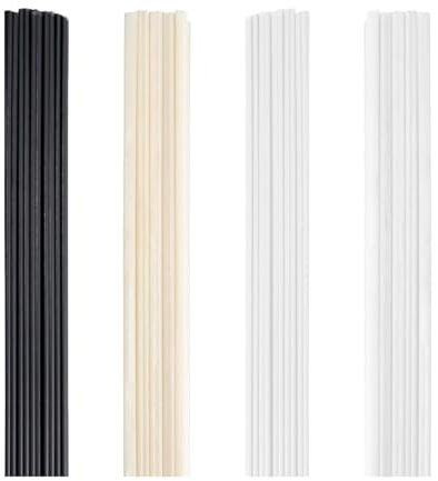 TPZORJX 40Pcs Baguette de Soudure Plastique, 200mm Plastique Baguette de Soudure, ABS/PVC/PE/PP - Baguette Soudage Plastique, PourSoudeur Soudage La RéParation de Pare-Chocs