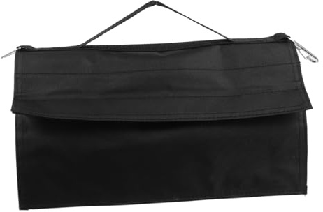 DIYEAH Stativ Gewichtssack mit Haken Schwerer Sandsack aus Oxford Gewebe Schwarz mit Reißverschluss für Fotostudios und Outdoor Einsatz
