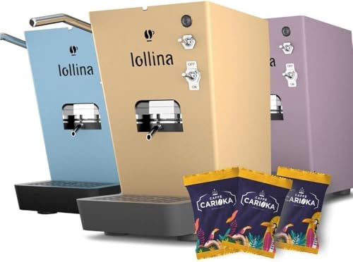 Caffe' Carioka Macchina Lollina da caffè in cialde con kit degustazione 30 cialde