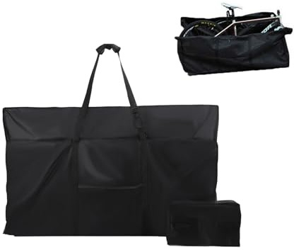 PDOOTD Fahrrad Transporttasche 26-29 Zoll Wasserdicht | Faltrad Reisetaschen Schutzhülle 1680D Oxford Hochwertig Fahrradtasche Klapprad Tasche für Transport, Flugreisen