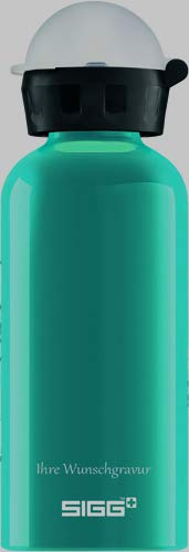 SIGG Alutrinkflasche 'KBT' - 0,4 L (Aqua, mit Namensgravur)