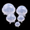 FineInno 5 Pezzi Resina Stampi Silicone Epoxy Sphere Casting Mold per il Fai Da Te Gioielli,Campioni di Fiori,Sapone e Decorazioni (5 Pezzi Resina Stampi)
