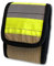 Roter Hahn 112 Feuerwehr DME Holster Piepser Tasche Melder Funkmeldeempfänger/PBI Gold - Sandfarben/Aus gebrauchter Feuerwehrkleidung/Original