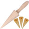 JOLLOY Waffel Kegel Eistüte Hörnchen Former - Holz, Dessert-Form, Kegel (Cone), 1 Stück