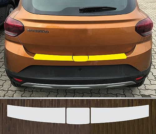 kompatibel mit Dacia Sandero Stepway ab 2021 Lackschutzfolie Ladekantenschutz transparent