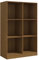 vidaXL Massivholz Kiefer Bücherregal Raumteiler Standregal Aktenregal Raumtrenner Regal Wandregal Holzregal Büroregal Honigbraun 70x33x110cm