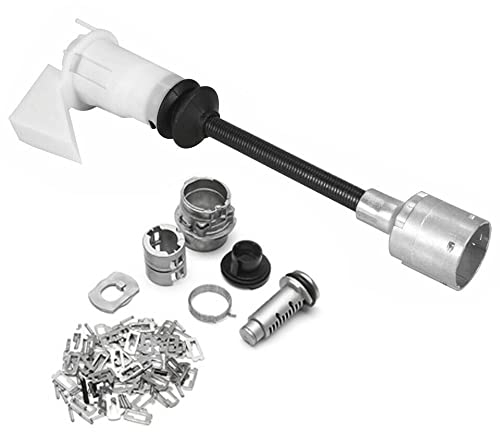 VHEUHZ REPARATURSATZ FÜR MOTORHAUBENENTRIEGELUNG kompatibel mit Ford Focus MK2 C-max 1343577 4M5AA16B970BA Motorhauben-Zylinderschloss-Reparatursatz