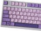 PBT Lila Japanische Tastenkappen Set 134 Tasten XDA Profile Custom Cute Dye-Sub Tastatur Tastenkappen für Cherry Gateron MX Switches Mechanische Tastaturen