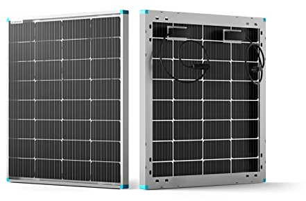 Renogy 115W 12V Bifaziales Solarpanel Monokristallin, Hochleistungs Solarmodul für 12V Batterien, Wohnmobile, Haus, Balkon, Boote, landwirtschaftliche Dächer und netzunabhängige Anwendungen
