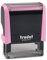 Personalisierter Adressstempel Trodat Printy 4912 Pastell Rosa – Selbstfärbender Stempel mit individuellem Wunschtext zum Bestellen – 5 Zeilen Text, Abdruck 47 x 18 mm