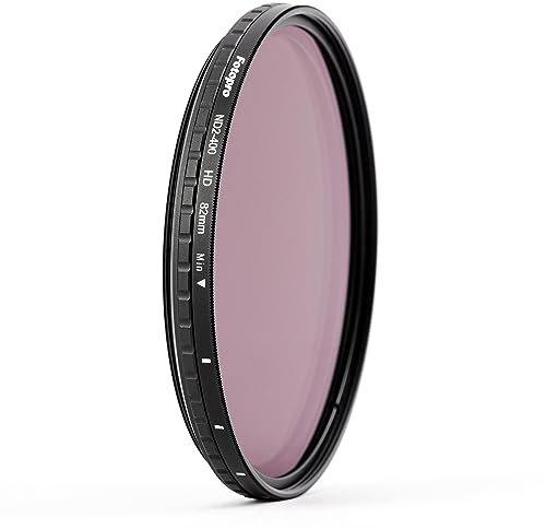 Fotopro 67mm ND Filter Variabler Graufilter ND2-400 (1-8 Stop) Vario ND Filter mit Filtertasche