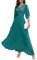 Wedtrend Abendkleider Lang Spitzenkleid Abendkleider A Linie Cocktailkleid Damen Lang Brautmutterkleider Konfirmationskleider WT0317 PeacockGreen XL