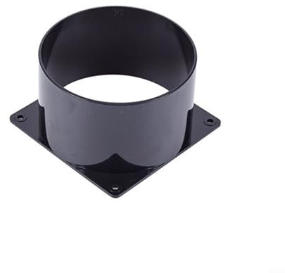 120MM ABS Wandflansch-Verbindungsstück, Kunststoffflansch-Lüftungs-Rohrverbinder, Wand-Luftrohr-Schlauch-Flansch-Adapter für Lüftungsrohr-Luftrohrverbindung(75mm)